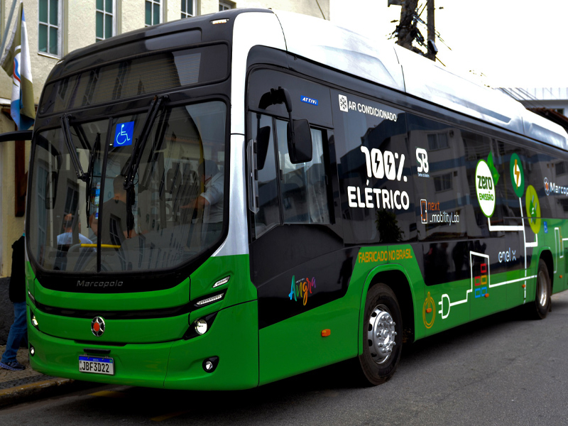 Ônibus elétrico Marcopolo Attivi inicia operação de teste em Angra dos Reis  - Full Energy